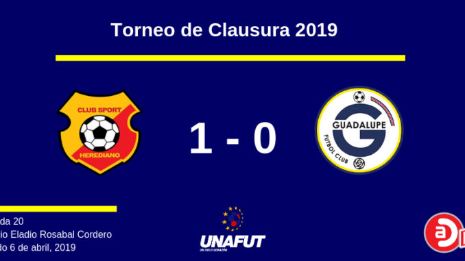 Torneo de Clausura 2019 - Herediano vs Guadalupe Resumen de la Jornada 20